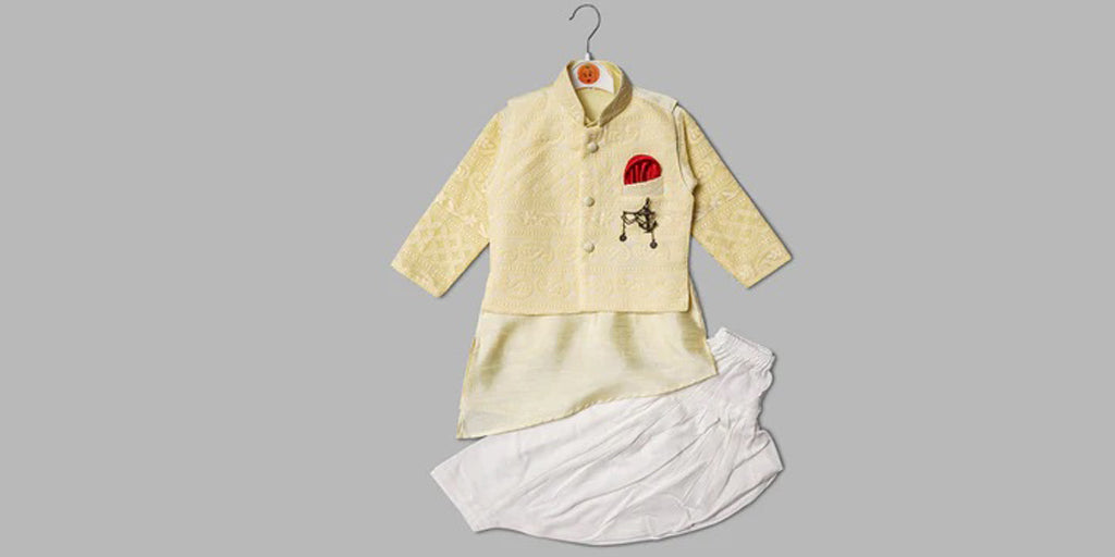 Stunning dhoti kurta set for boy kids