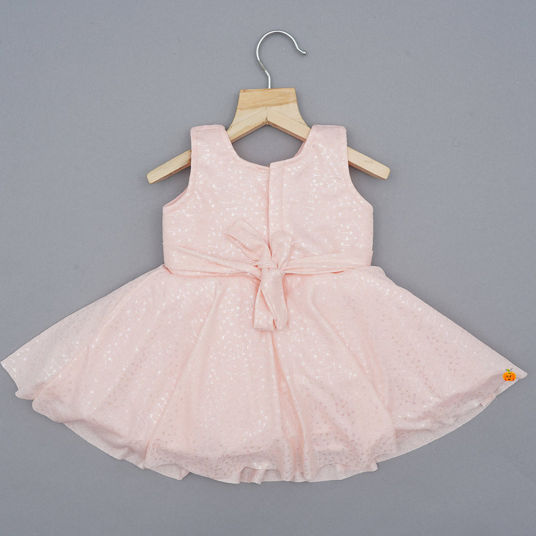 Buy Sequin Baby Frock with Shoes & Hairband – Mumkins