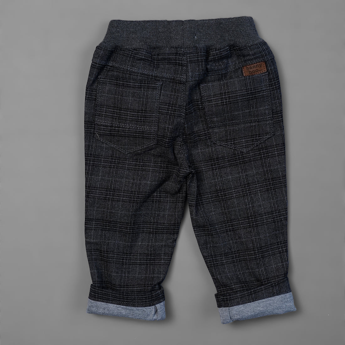 Casual Checked Track Pants For Boys