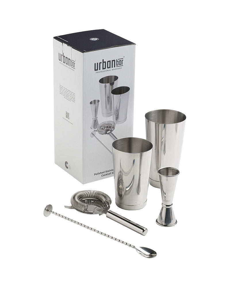 COFFRET COCKTAIL INOX 5 PIECES