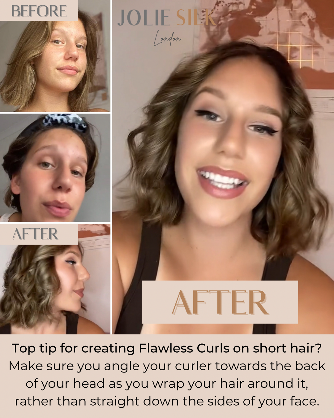 The Flawless Curl Kit - Pure Silk Heatless Curls. Prevents hair damage –  Jolie Silk