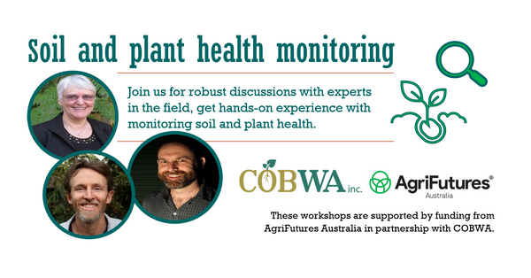 Soil and plant health monitoring workshop banner