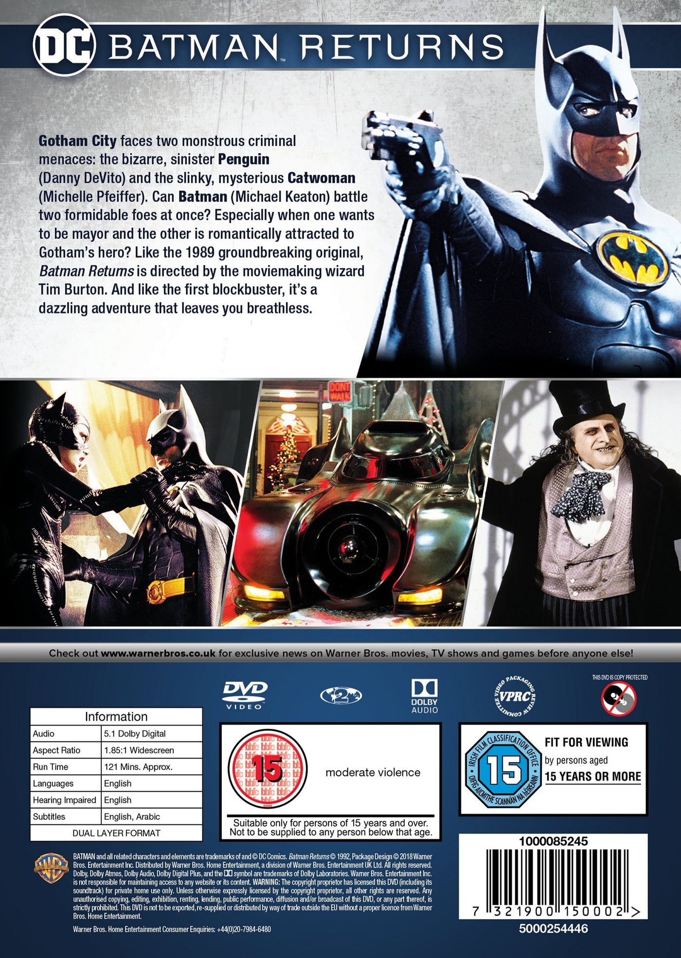 Batman Returns [1992] (DVD) – Warner Bros. Shop - UK