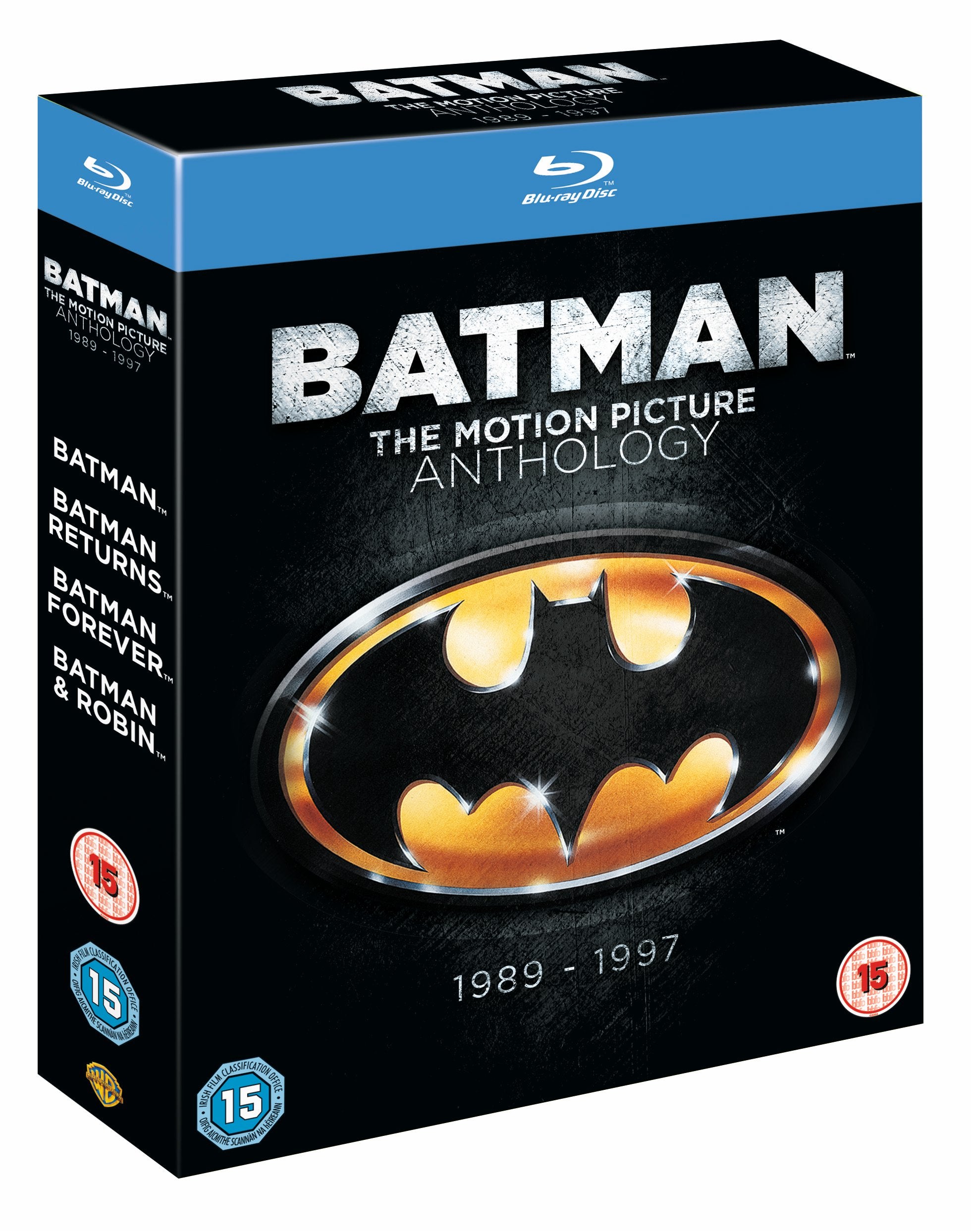 Batman - The Motion Picture Anthology 1989-1997 (Blu-ray) – Warner Bros.  Shop - UK
