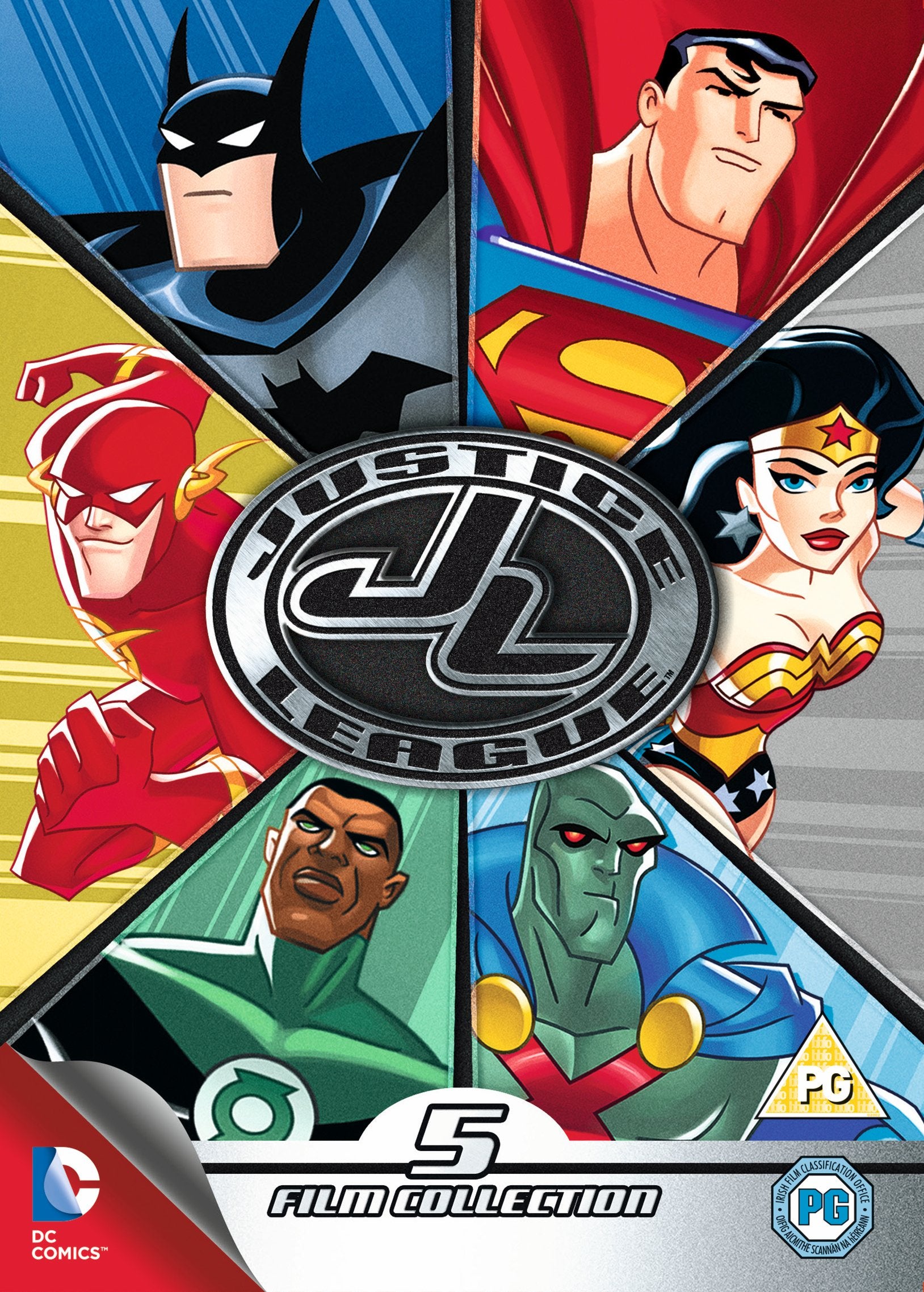 Justice League: Animated 5 Film Collection [2014] (DVD) – Warner Bros. Shop  - UK