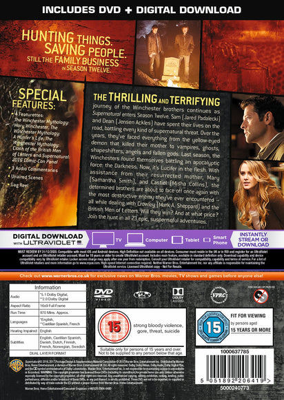 Supernatural: The Complete Twelfth Season (DVD)