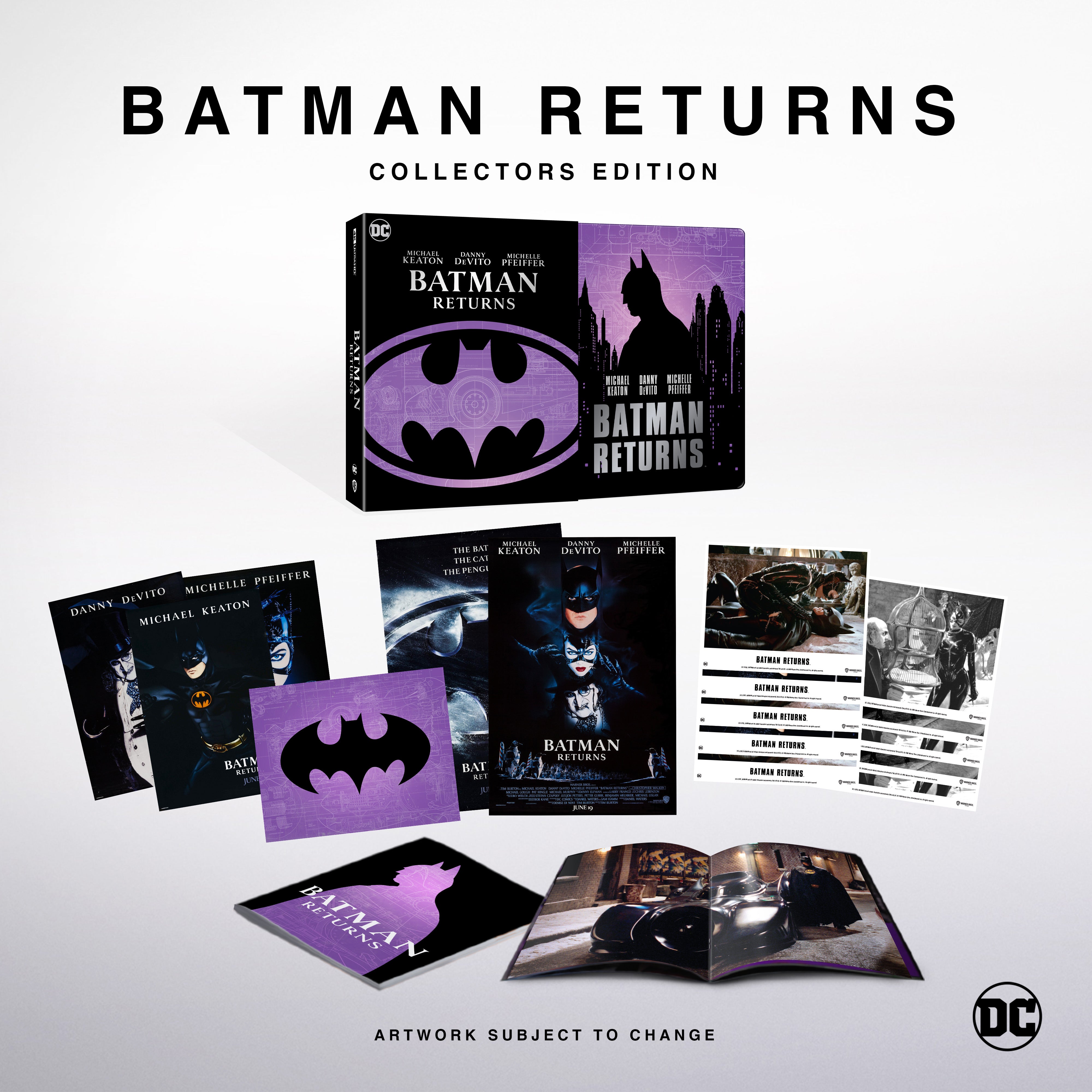 Batman Returns Ultimate Collector's Edition 4K Ultra HD Steelbook (4K –  Warner Bros. Shop - UK