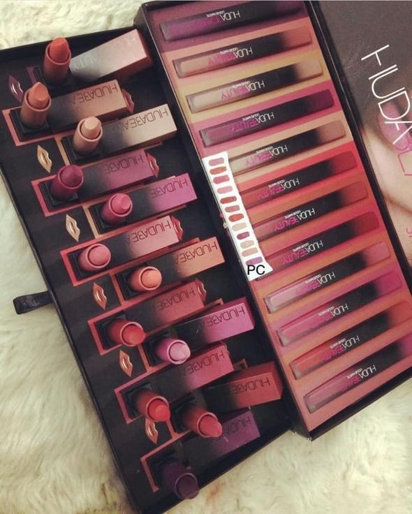 huda beauty bullet matte lipstick set