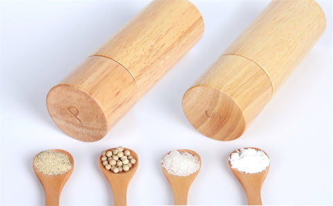 KKC HOME ACCENTS Wooden Salt and Pepper Grinder Set 6 inch,Salt Pepper –  kkcger