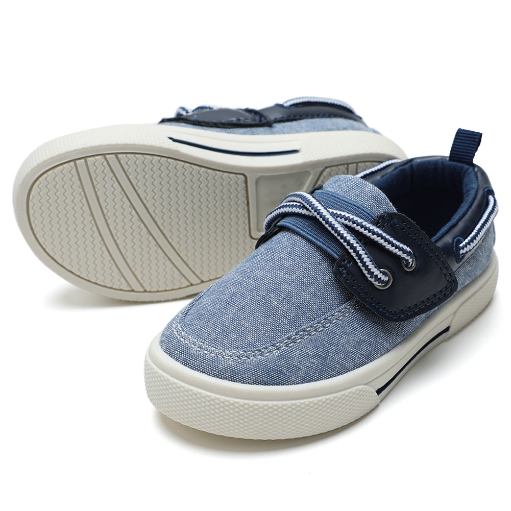 Tombik Toddler Boys Boat Shoes Kids Canvas Sneakers