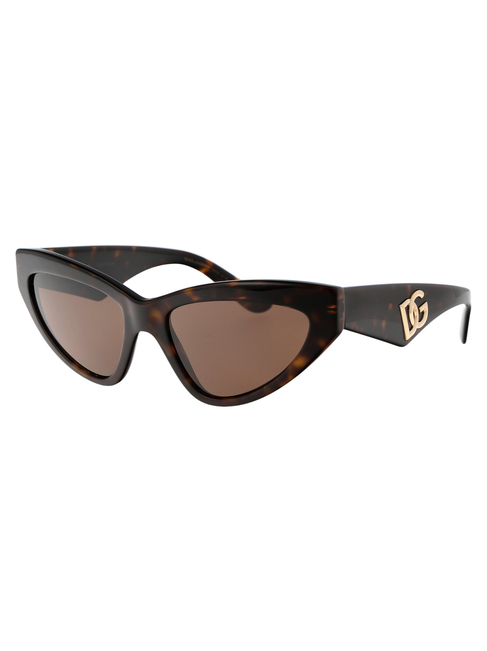 Dolce & Gabbana Havana Acetate Sunglasses In Brown