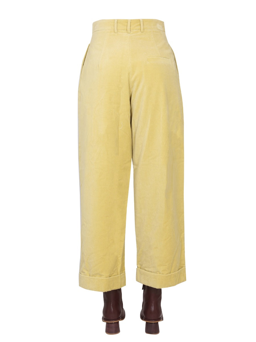 Alysi Pleated-cuff Trousers