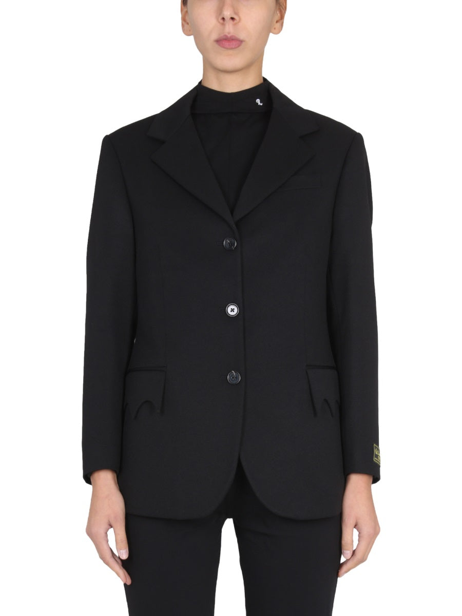 Raf Simons Single-breasted Jacket Notched Lapels