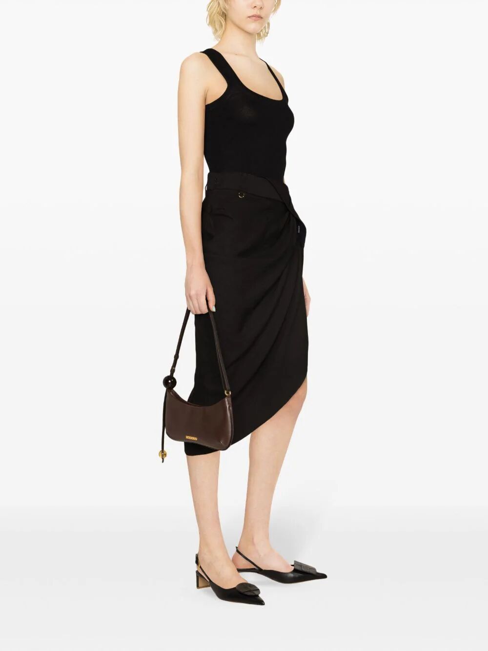 Jacquemus Logo-tag Ribbed Sleeveless Top