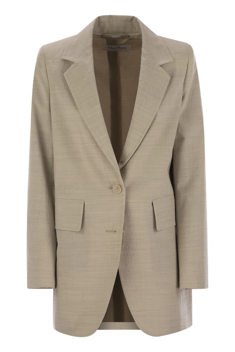 Max Mara Sand Wool Acacia Blazer