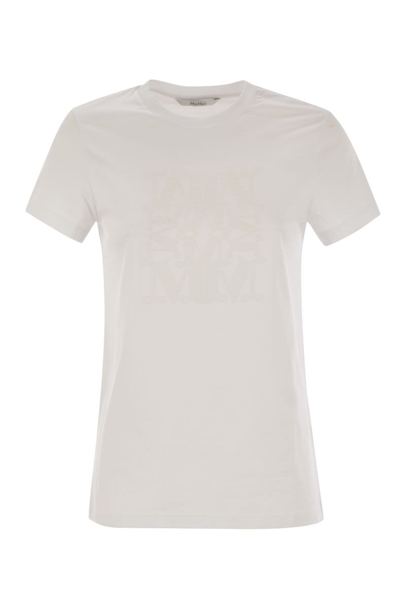 Max Mara Logo Embroidered Crewneck T-shirt