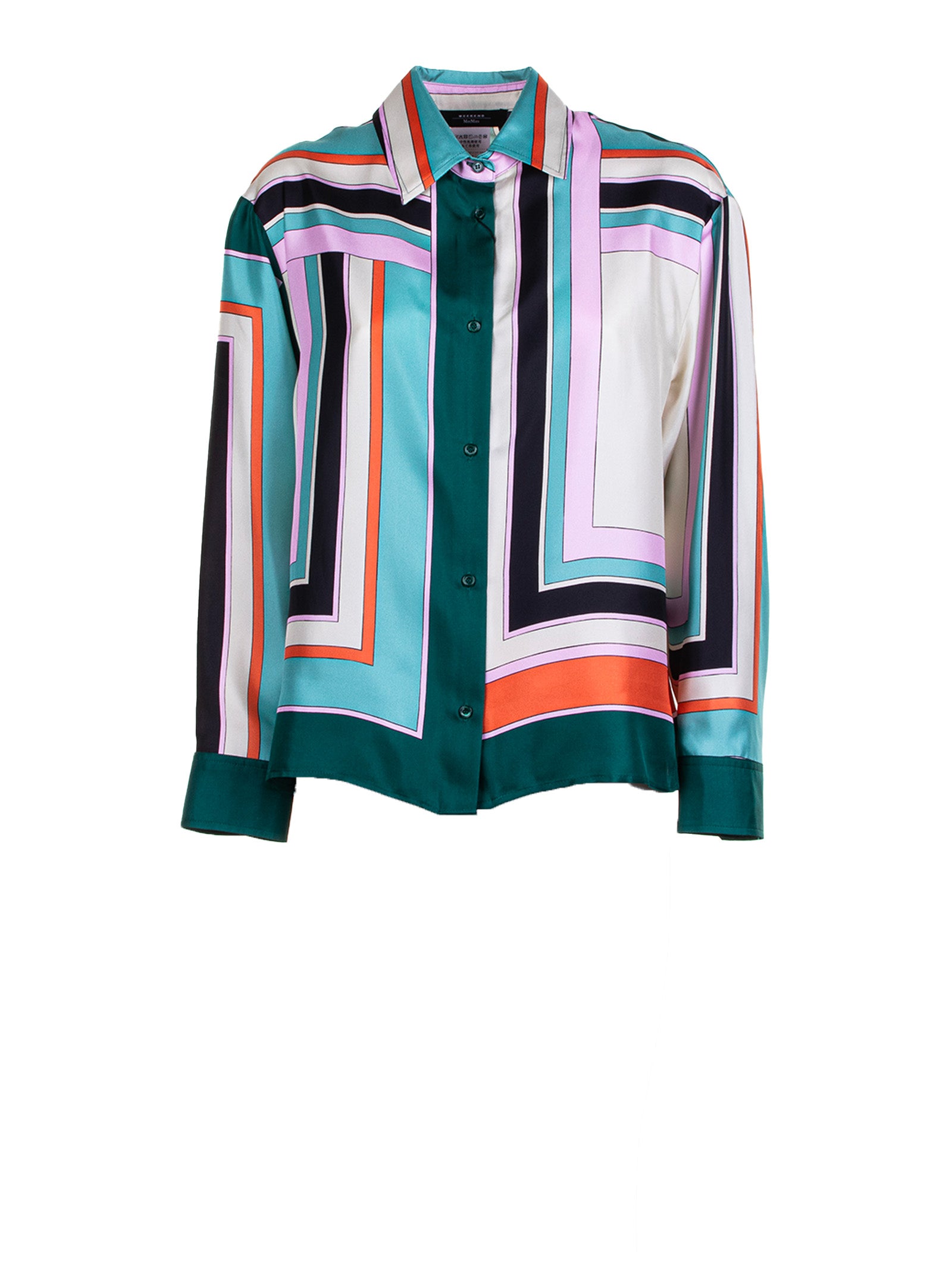 Weekend Max Mara Formia Printed Silk Twill Shirt