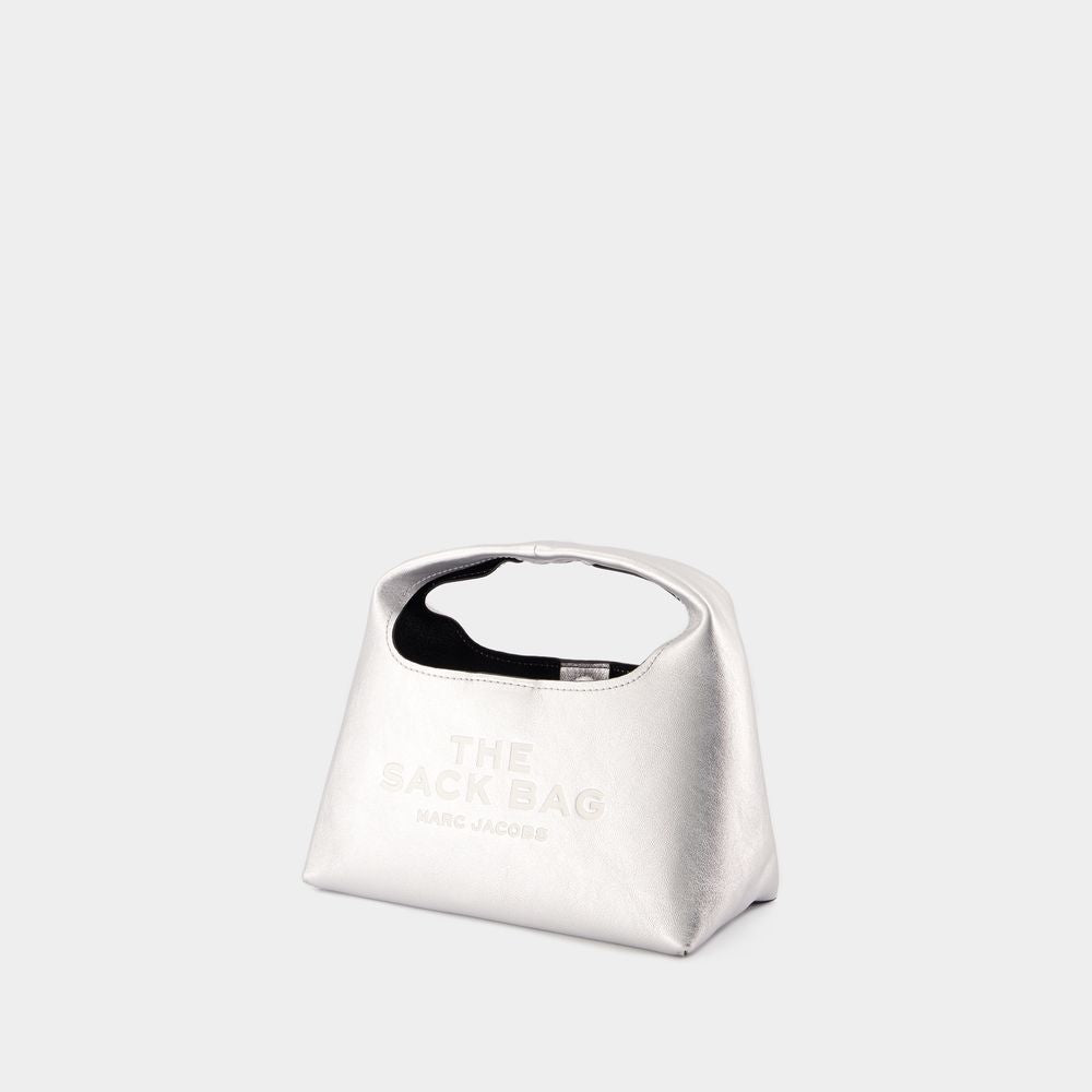 Marc Jacobs The Metallic Leather Mini Sack Bag