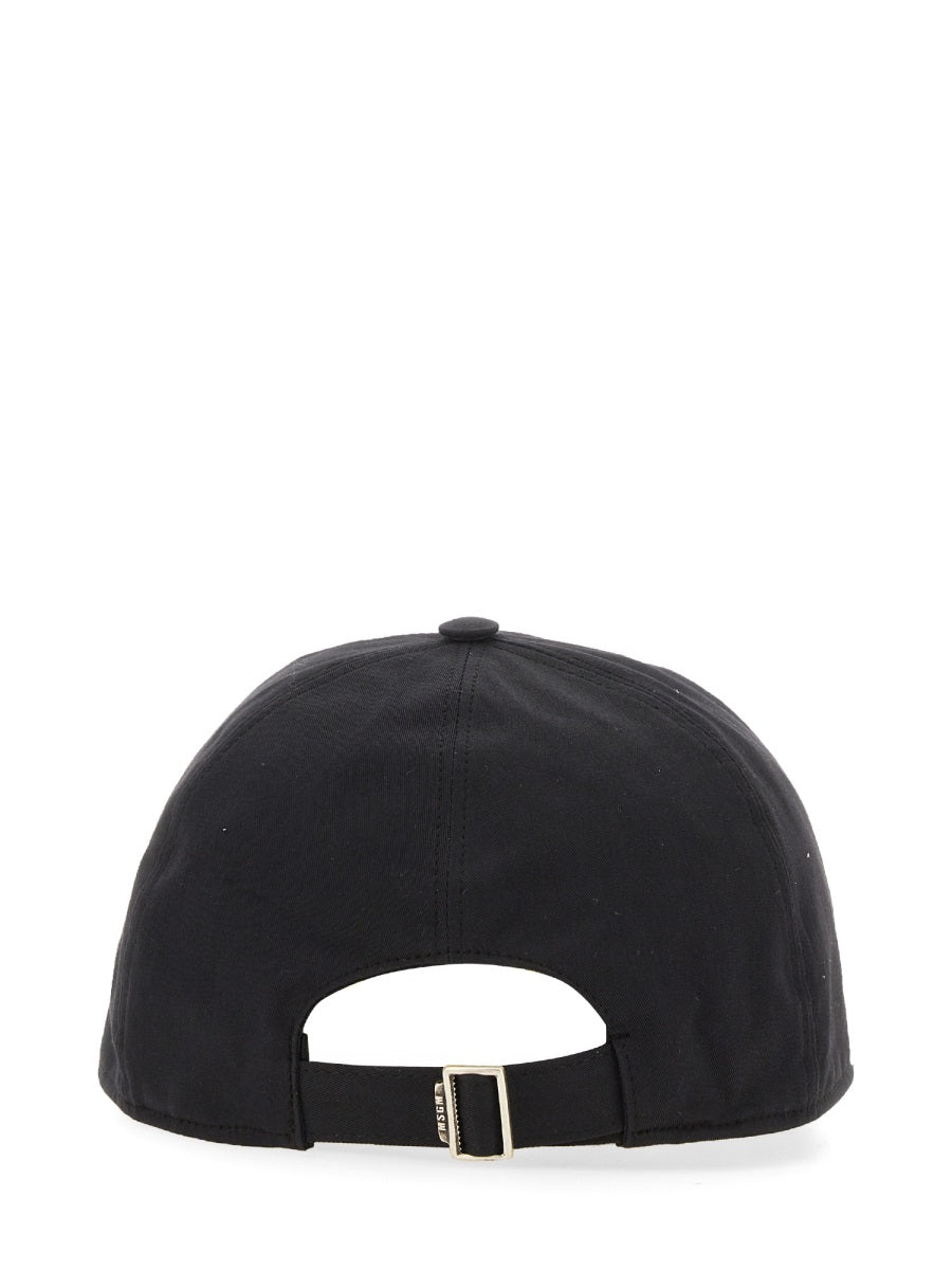 Msgm Logo-embroidered Baseball Cap