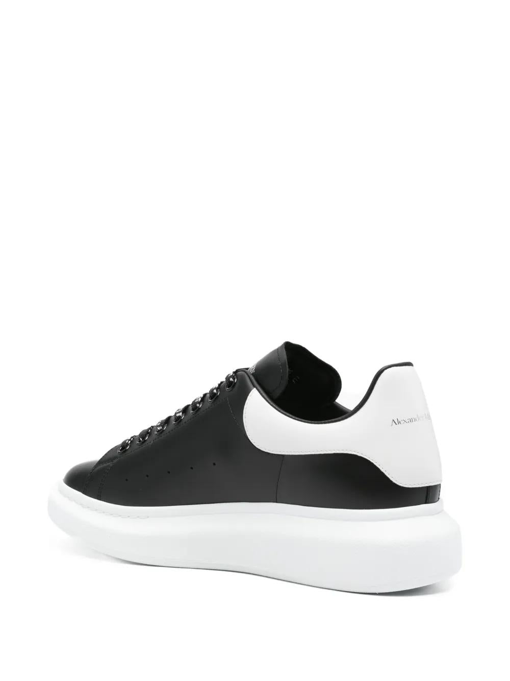 Alexander Mcqueen Alexander Mc Queen White And Black Oversized Sneakers