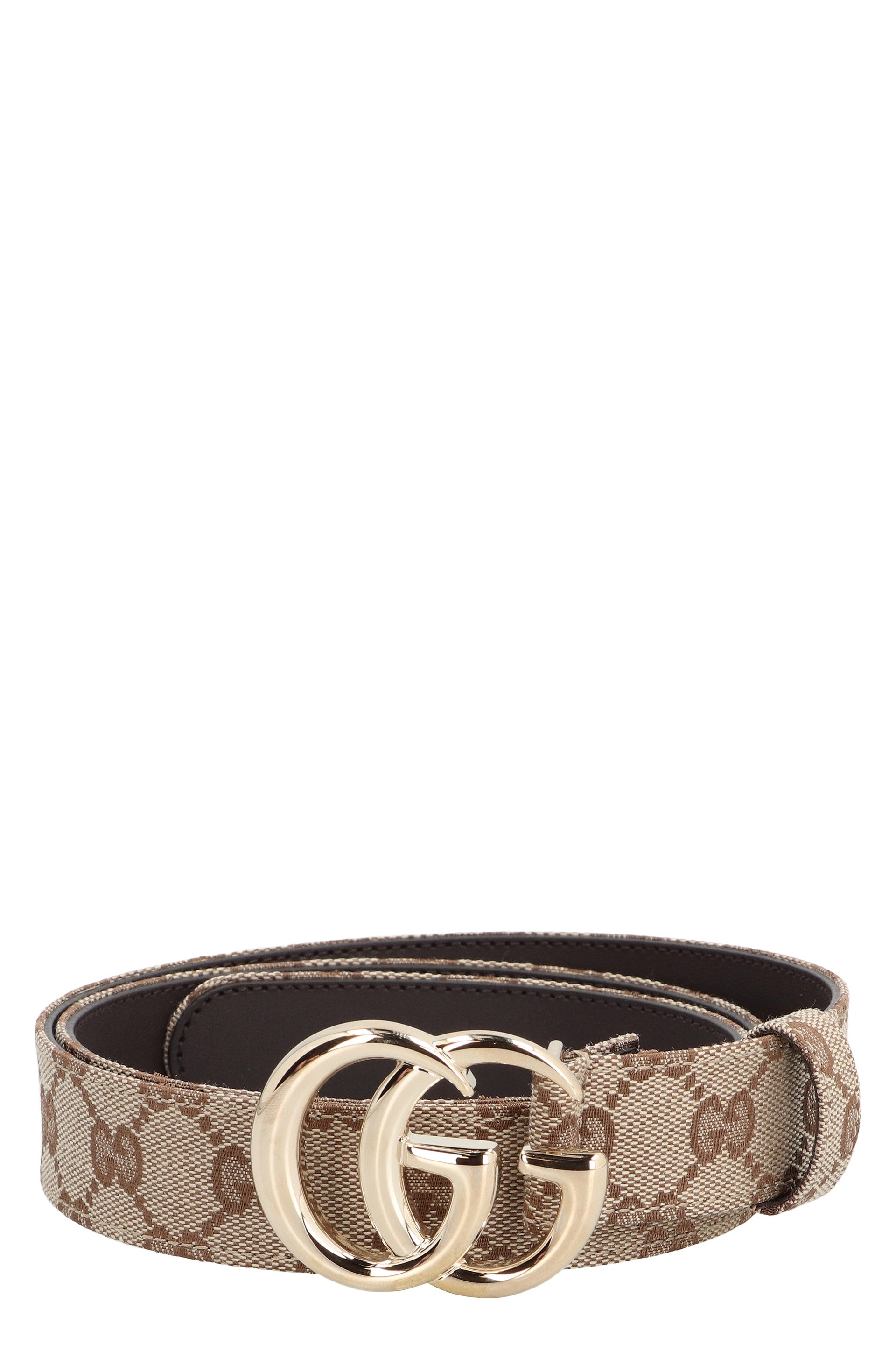 Gucci Gg Marmont Thin Belt In Gg Supreme