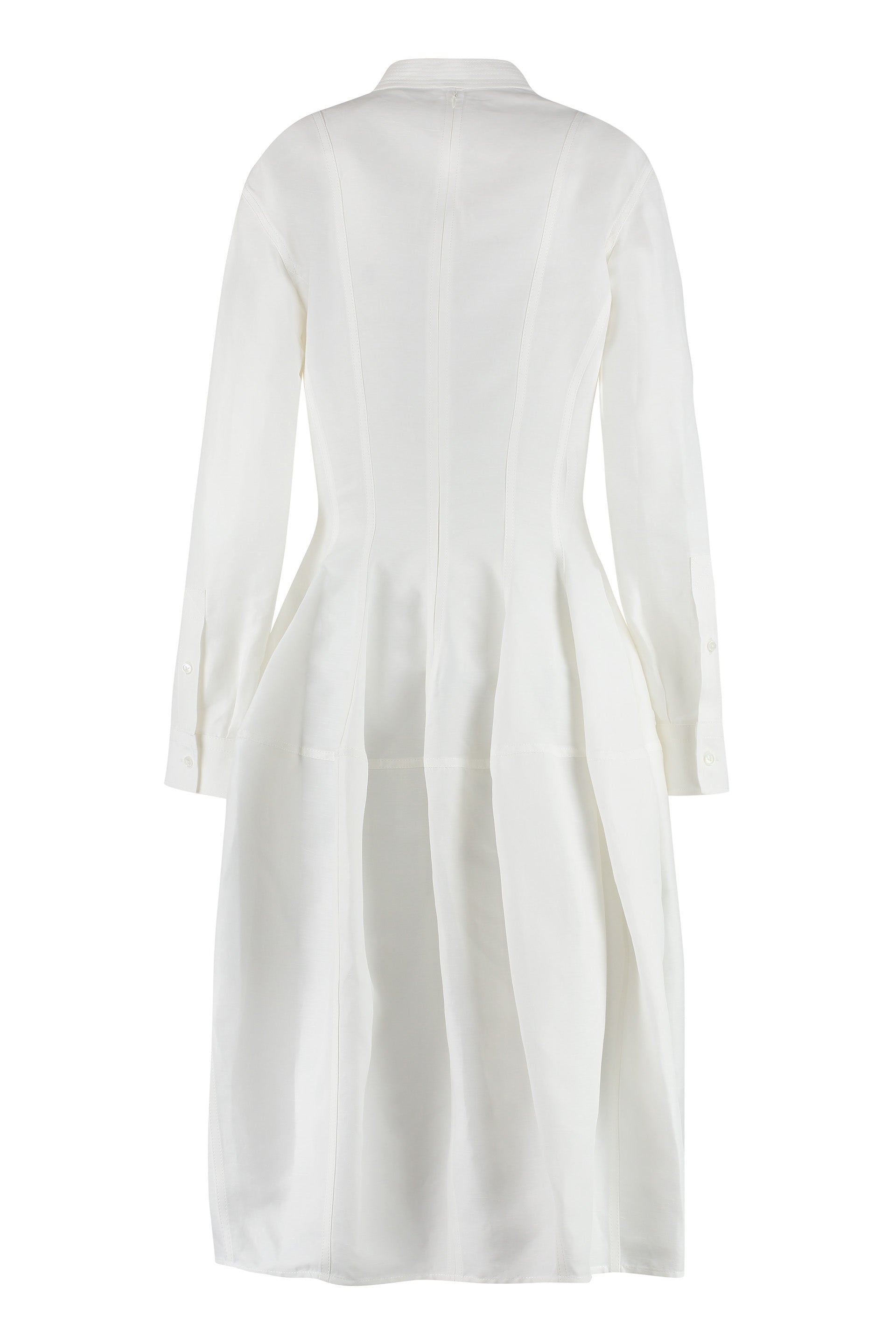 Bottega Veneta Linen And Viscose Blend Dress