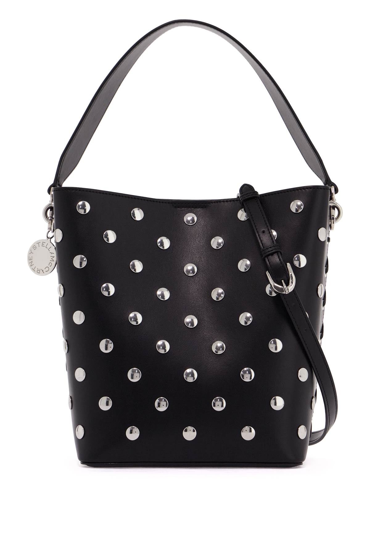 Shop Stella Mccartney Large Frayme Bucket Bag With Studs