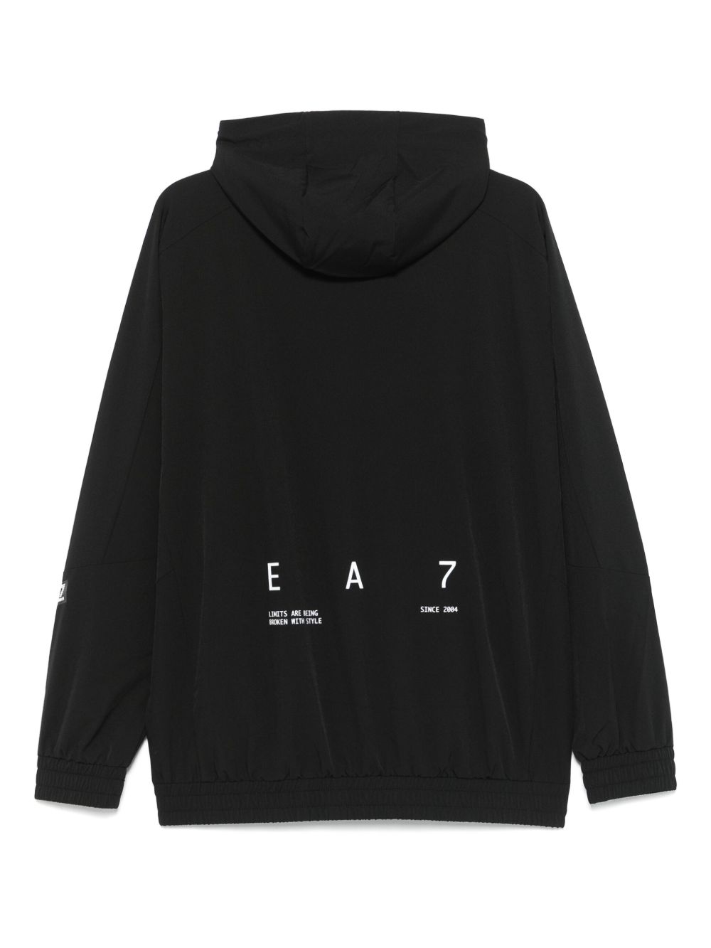 Ea7 Graphic Series Stretch Technical Fabric Hooded Jacket