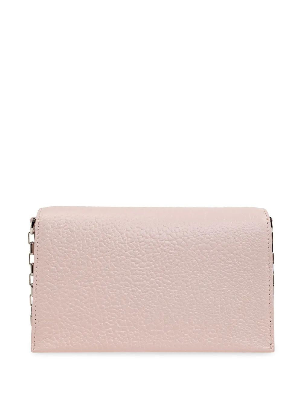 Alexander Mcqueen Lambskin Crossbody Bag With Metal Bar Accent