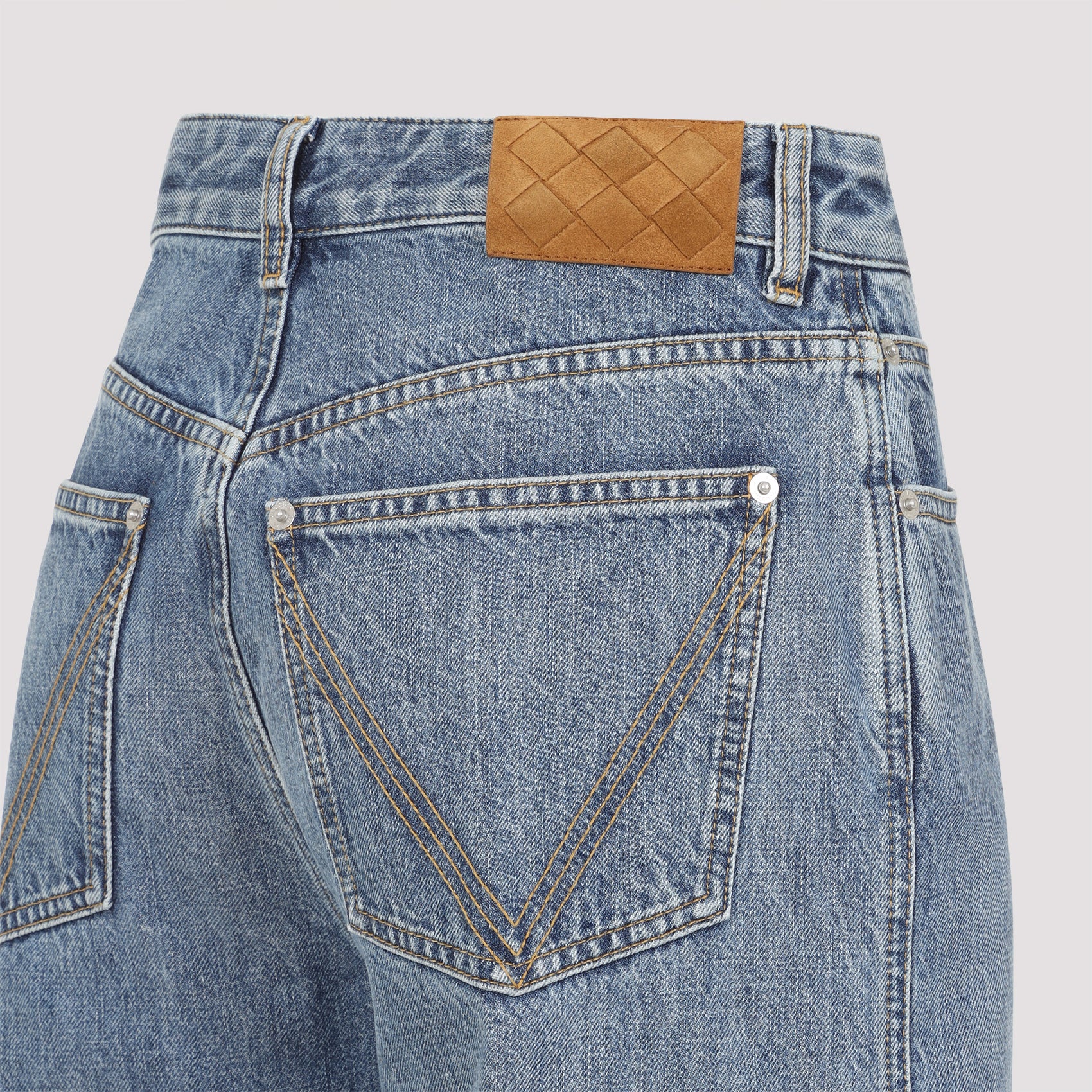 Bottega Veneta Vintage Indigo Palazzo Jeans Clothing