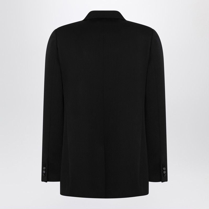 Saint Laurent Black Grain De Poudre Tuxedo Jacket Men