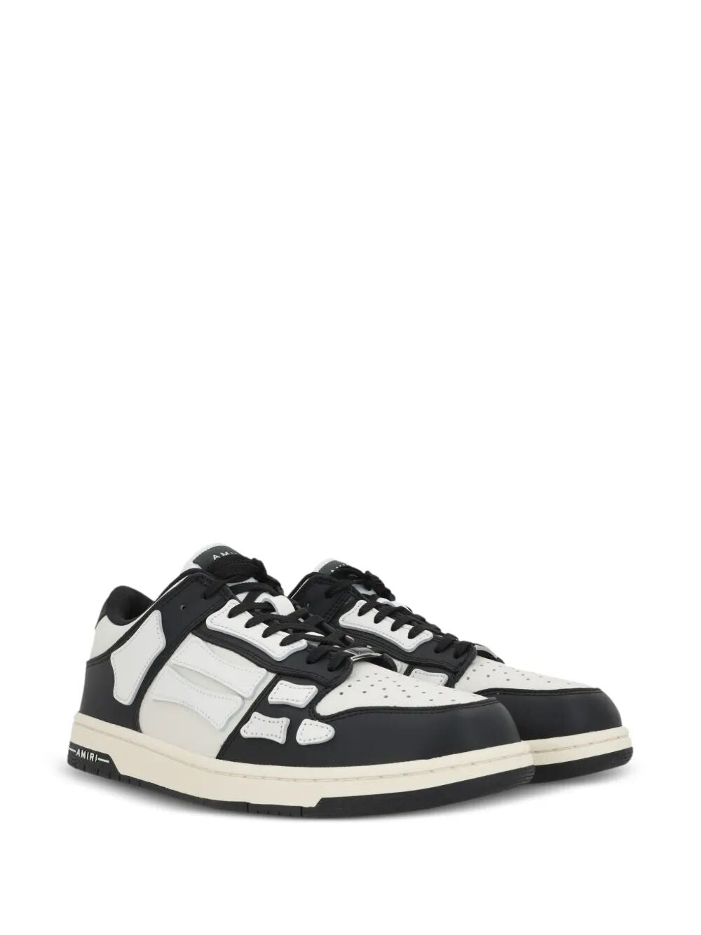 Amiri Skel Colour-block Leather Sneakers