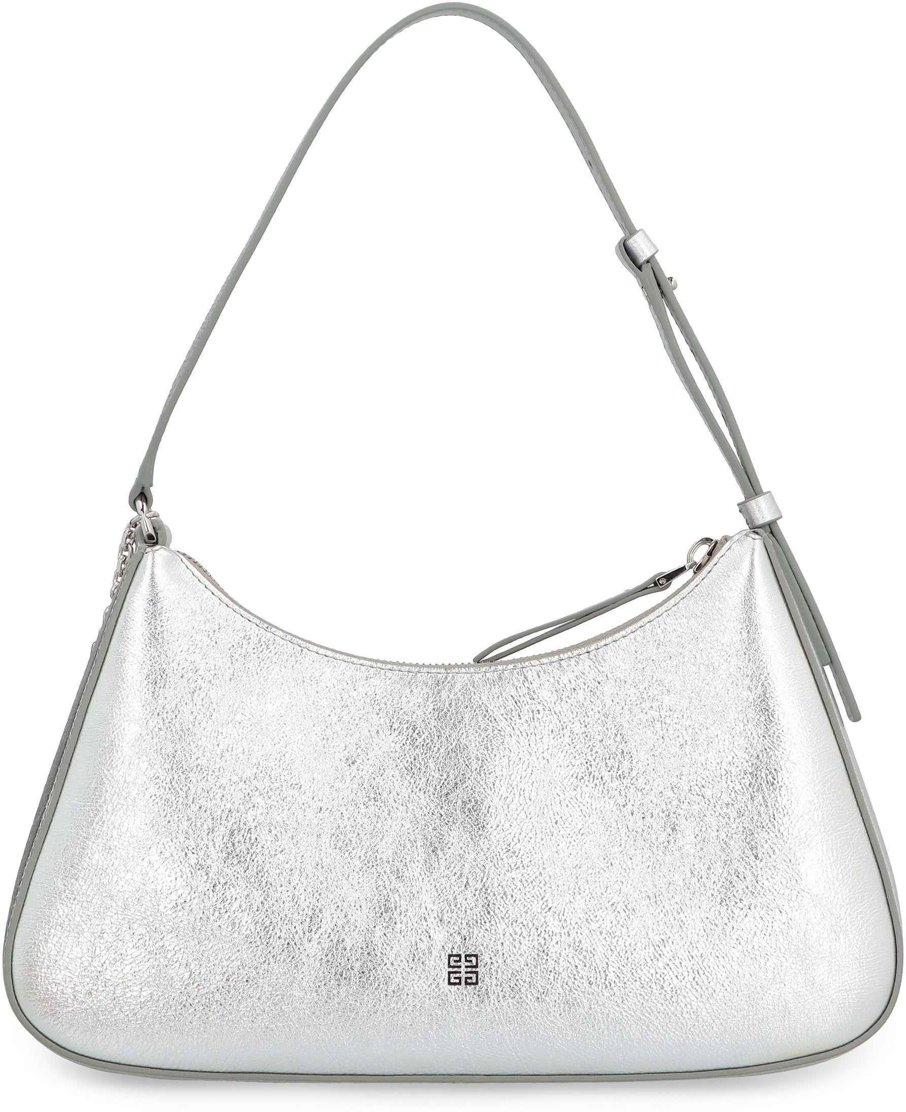 Givenchy Lucky Small Lock Shoulder Bag In Metallic Leather