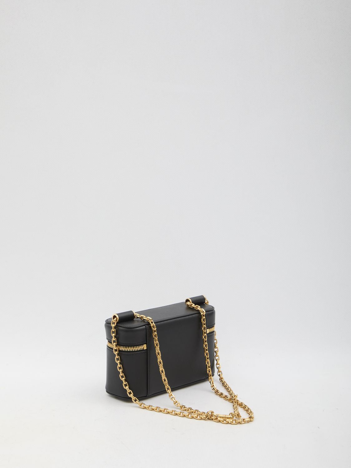 Dolce & Gabbana Sicily Cube Shoulder Bag In Black Leather