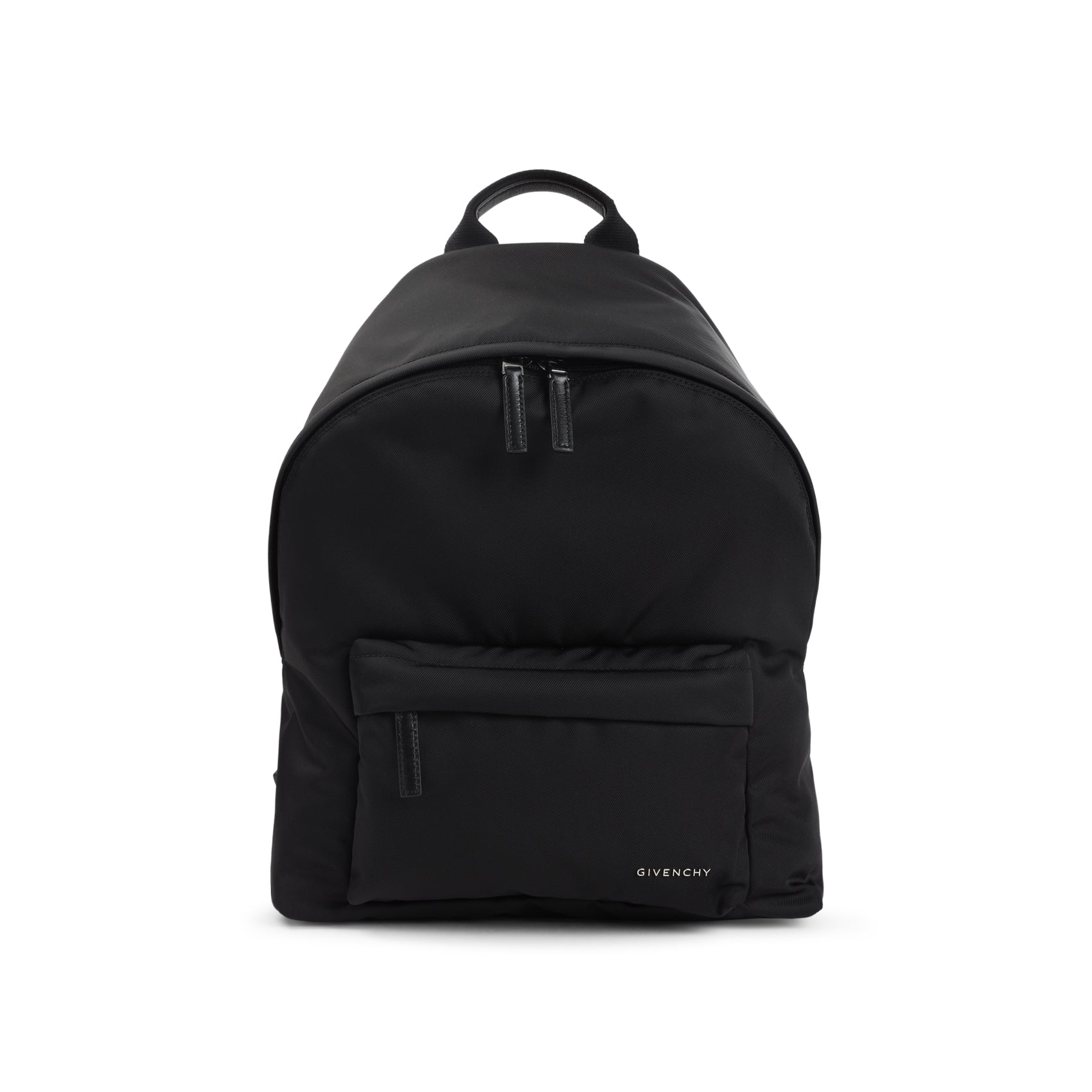 Givenchy Rounded Silhouette Backpack With Subtle Logo Detail In Black