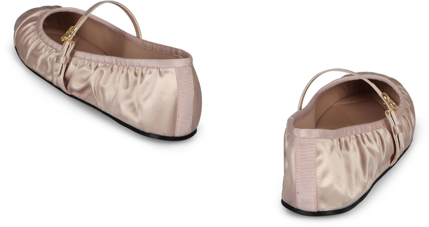Dolce & Gabbana Satin Ballet Flats
