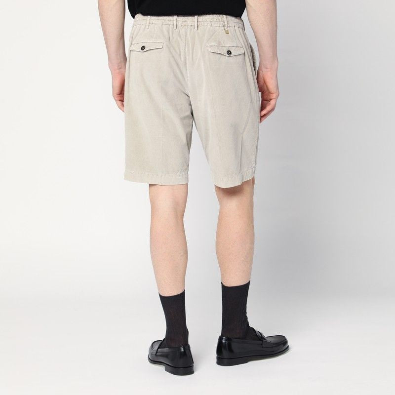 Pt01 Mens Beige Bermuda Shorts