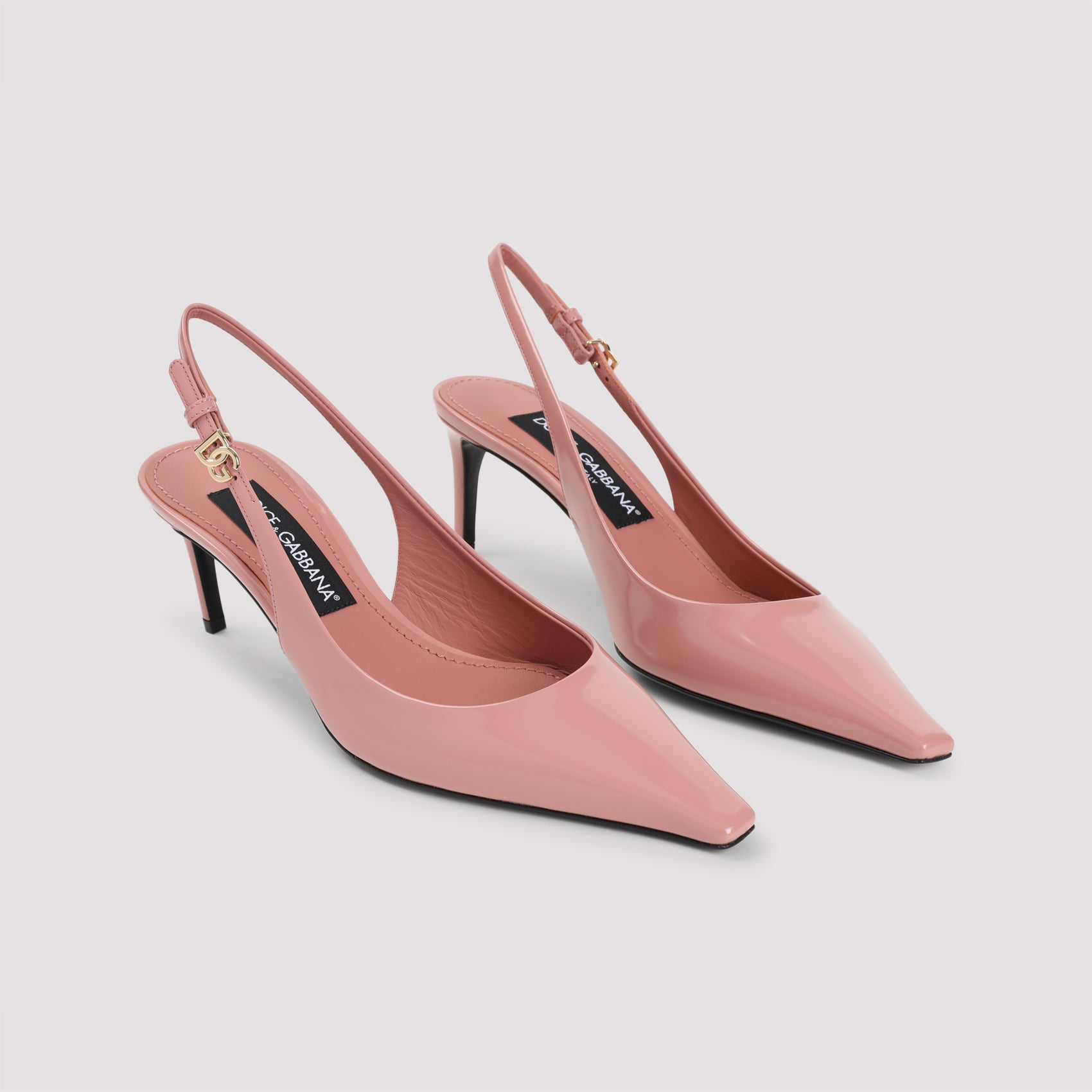 Dolce & Gabbana 70 Patent Leather Slingback Pumps