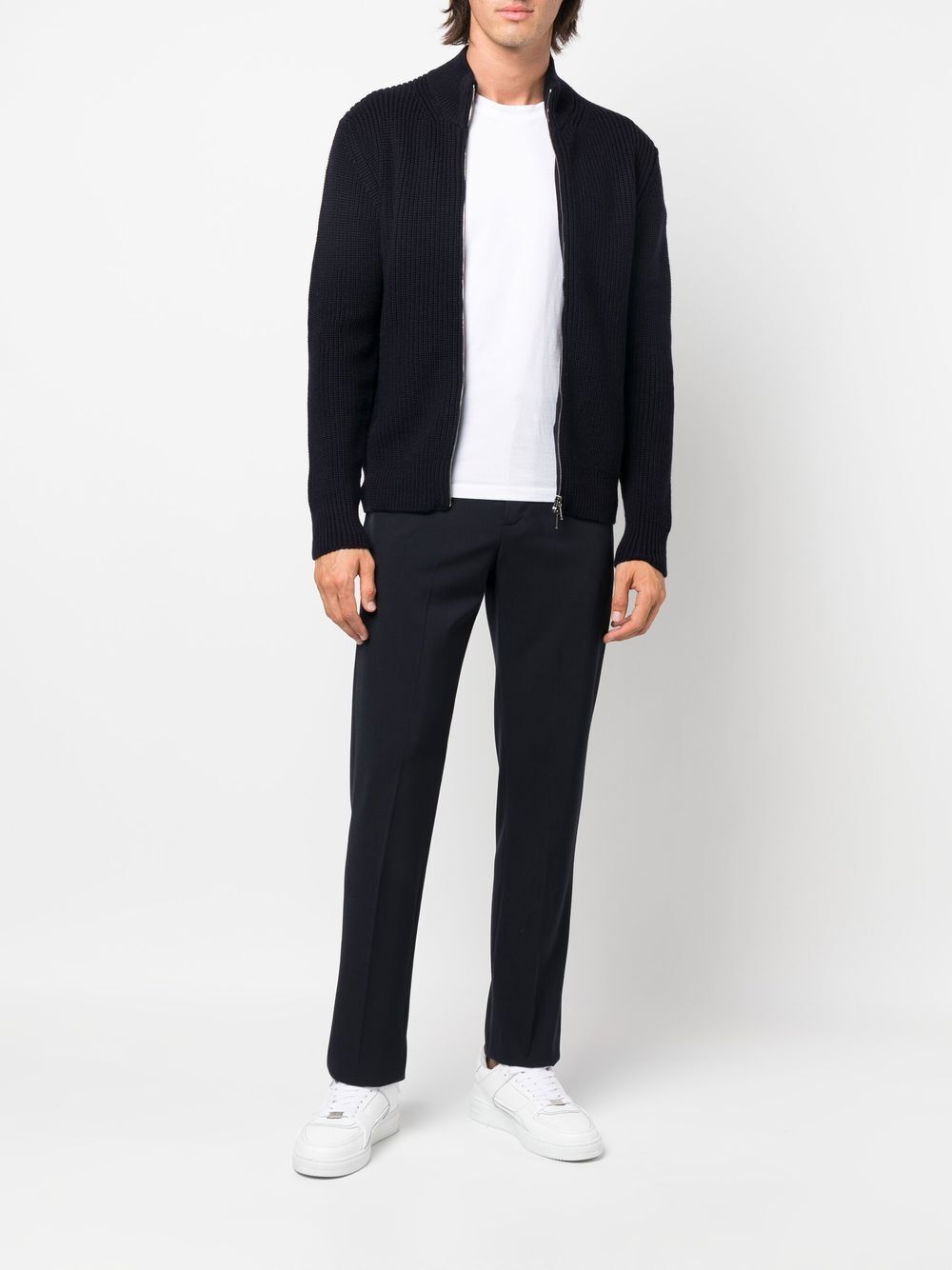 Drumohr Cardigan With Pockets And Zip
