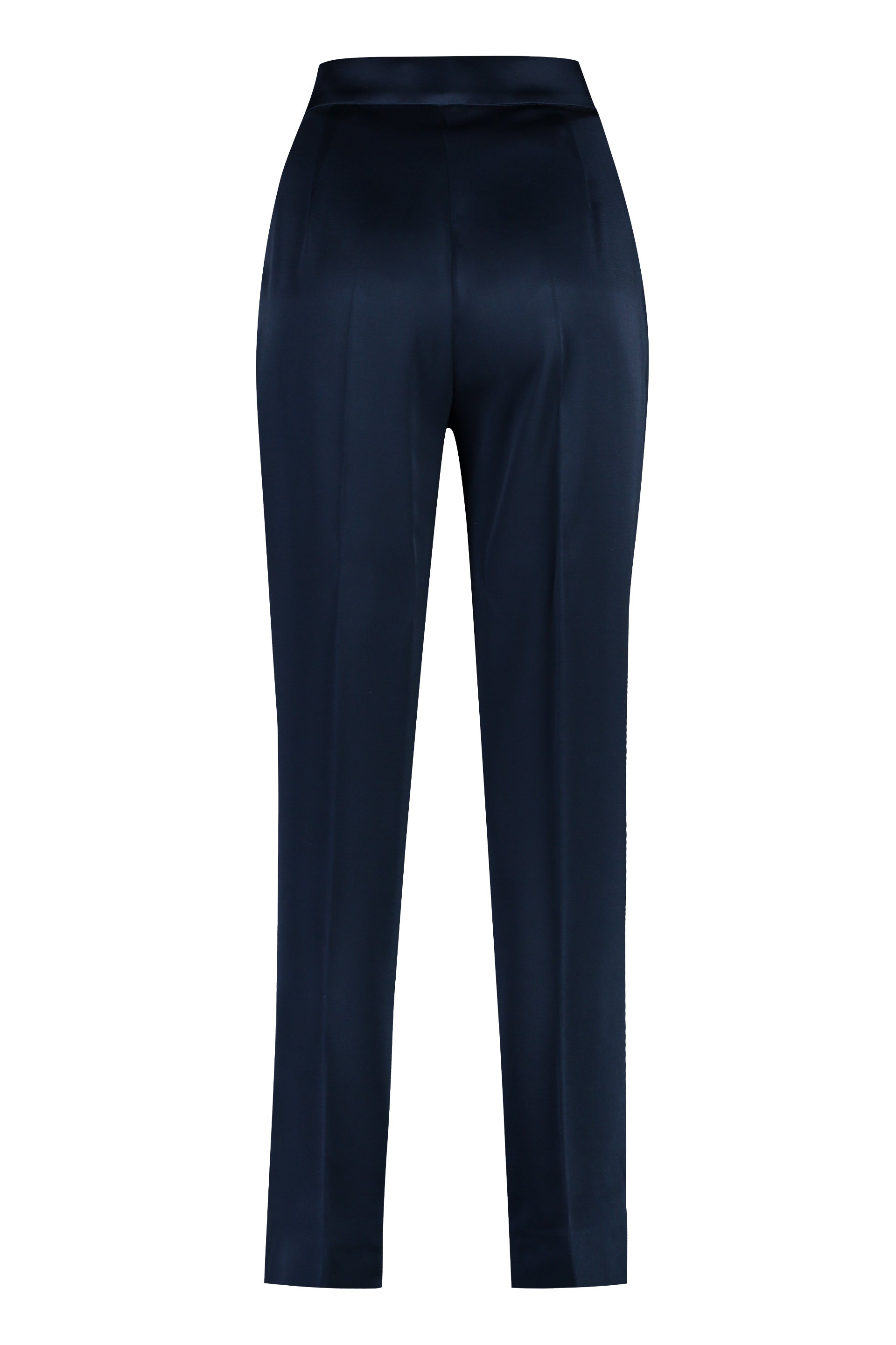 Max Mara Deserto Straight-leg Trousers In Blue