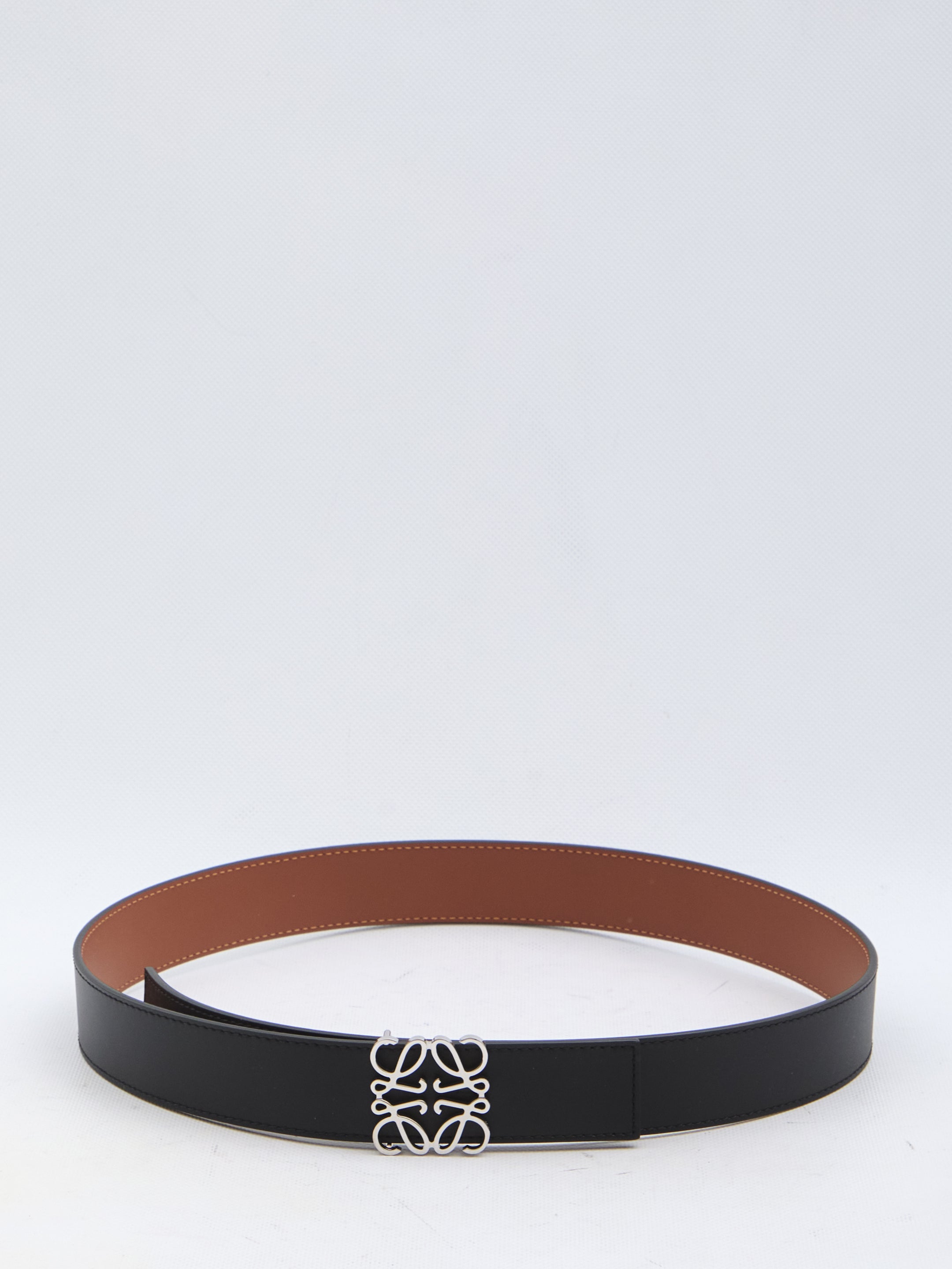 Loewe Men Reversible Anagram Belt In Black