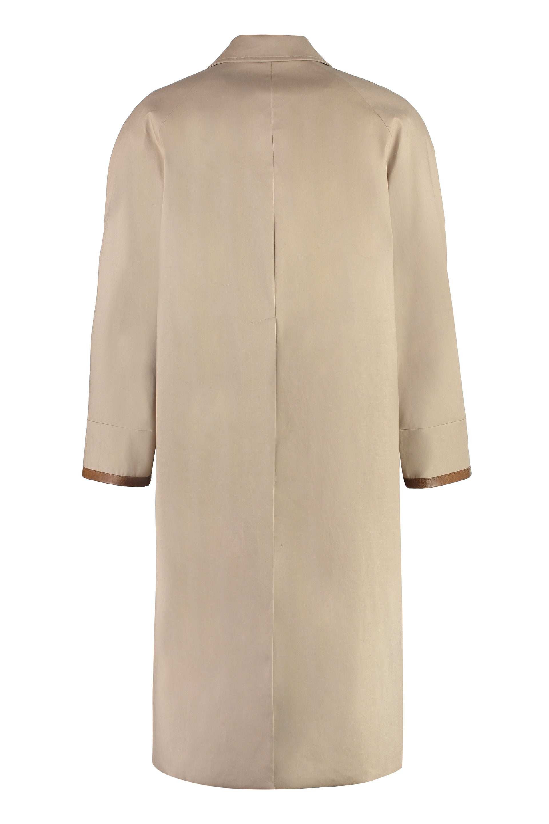 Fendi Cappuccino Cotton Reversible Trench Coat