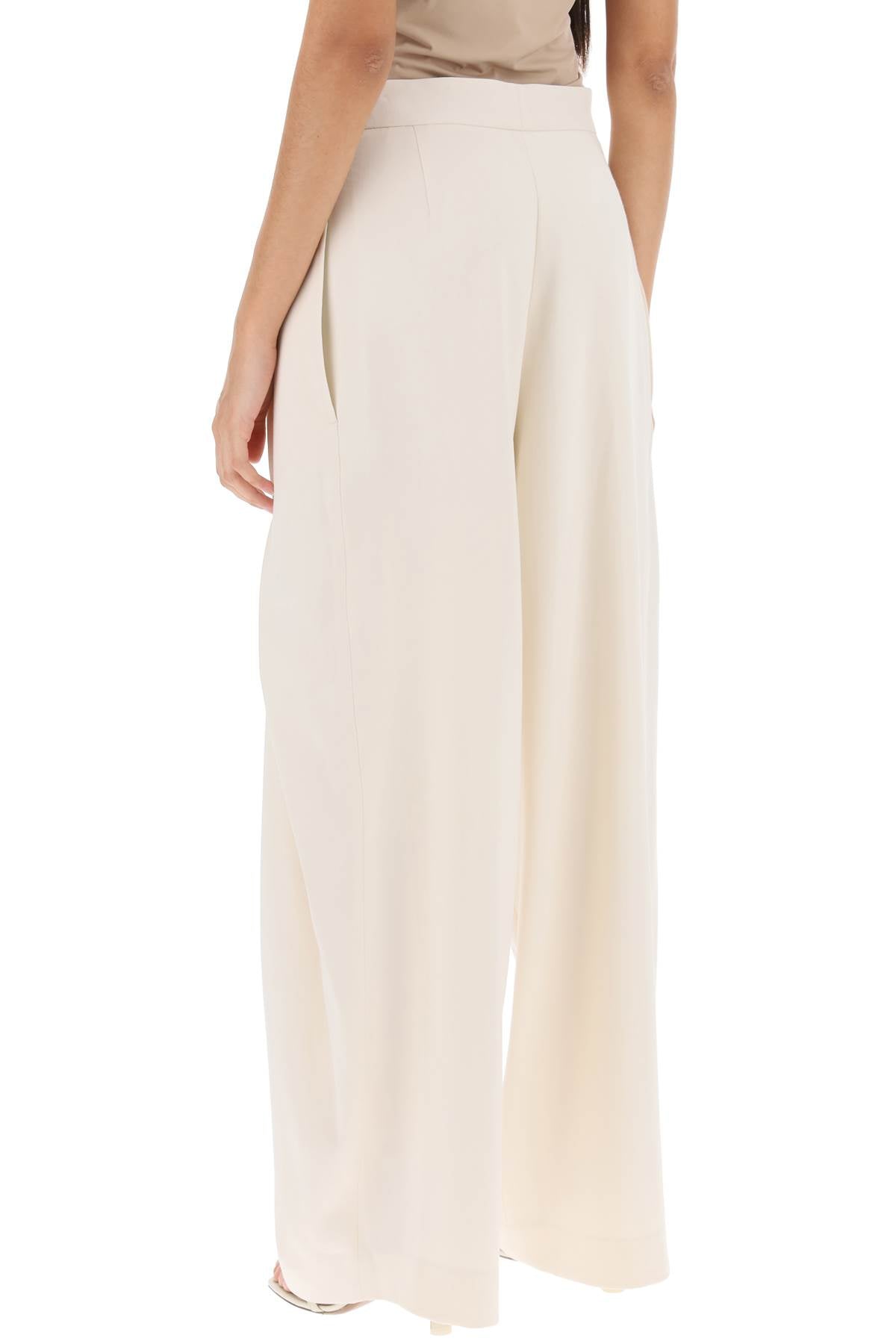 Ami Alexandre Mattiussi Ami Paris Wide Fit Pants With Floating Panels