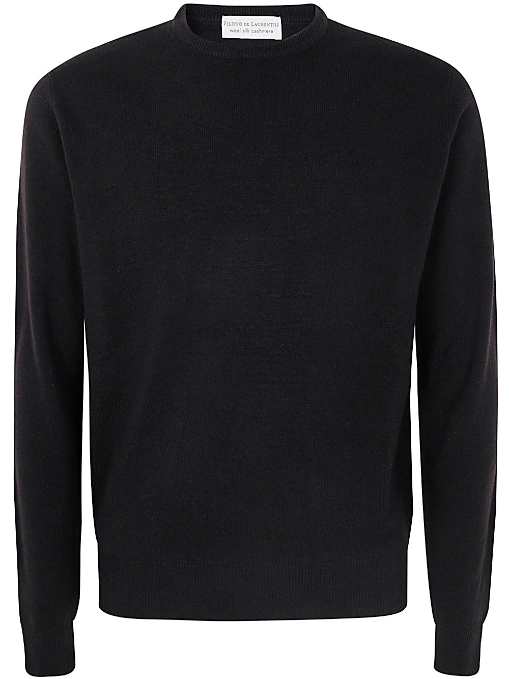 Filippo De Laurentiis Superfine Merino Wool Crew Neck Sweater