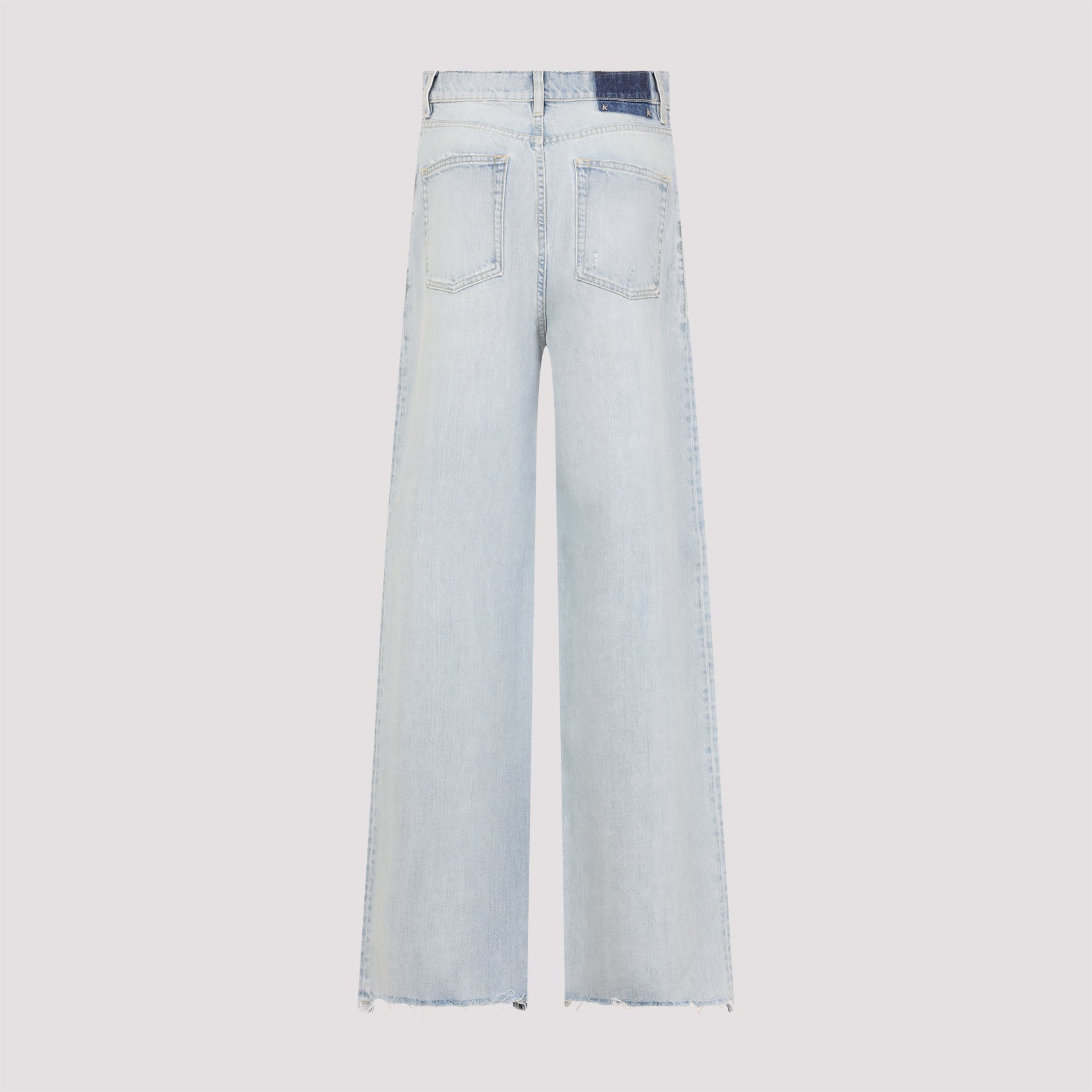Golden Goose Relaxed Wide-leg Jeans With Distressed Detailing