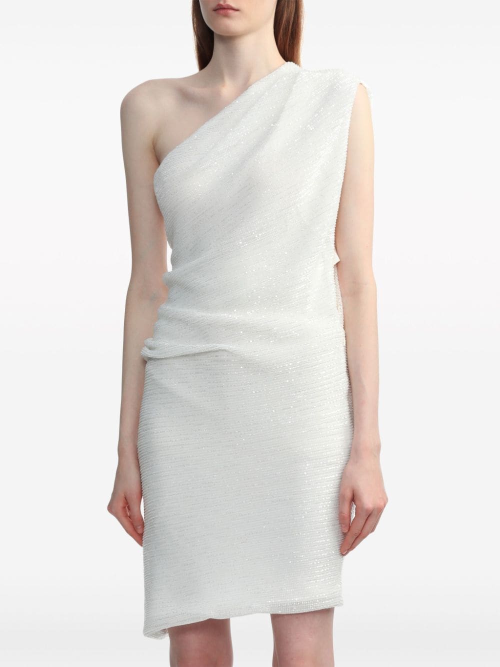 Iro One-shoulder Cotton-blend Minidress
