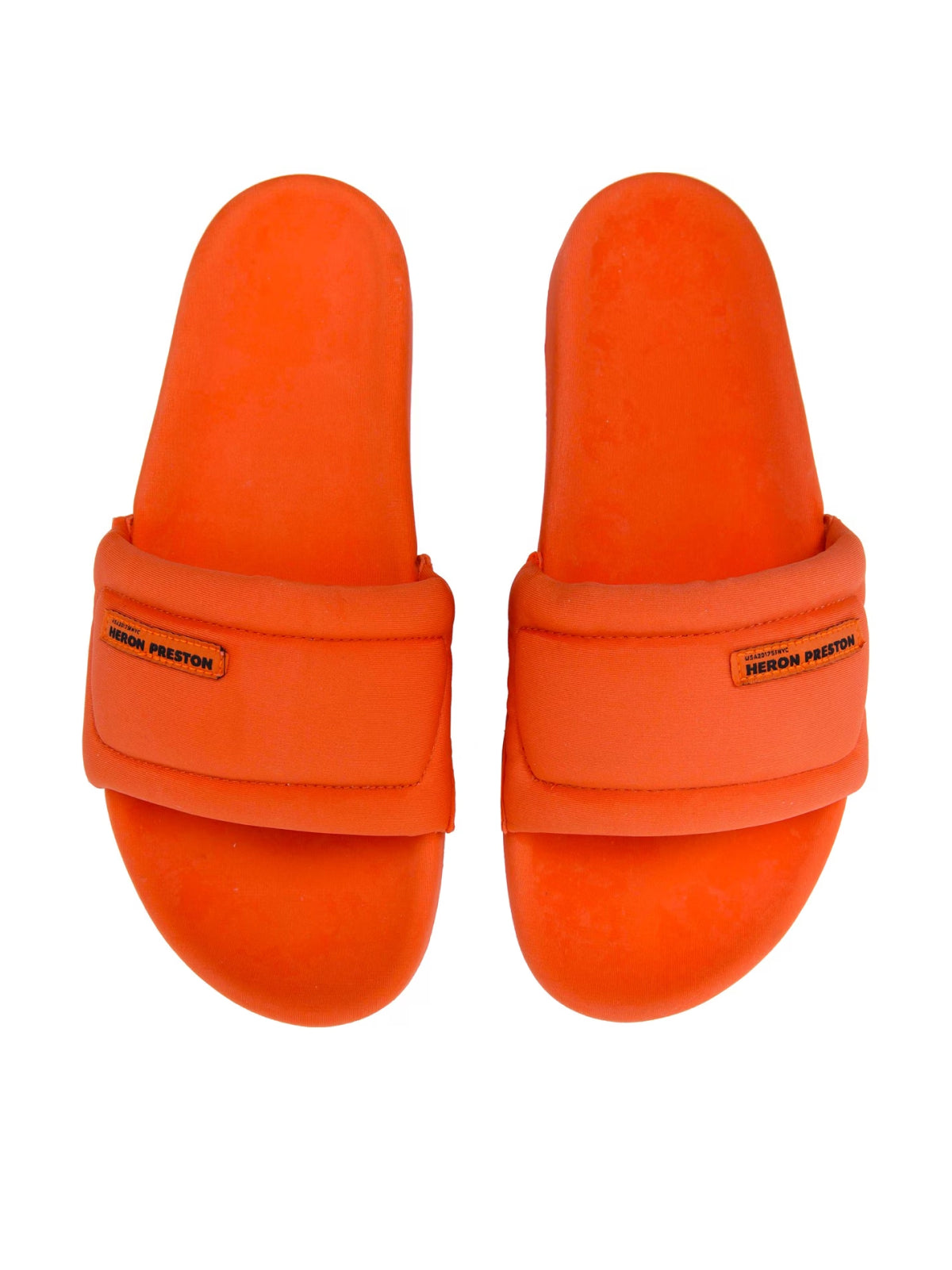 Heron Preston Logo Fabric Slider Sandals