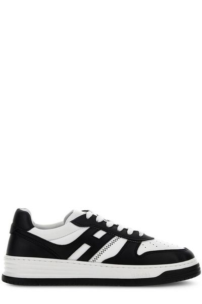 Hogan H630 Sneakers With Rubber Sole And Perforated Detailing In Multi
