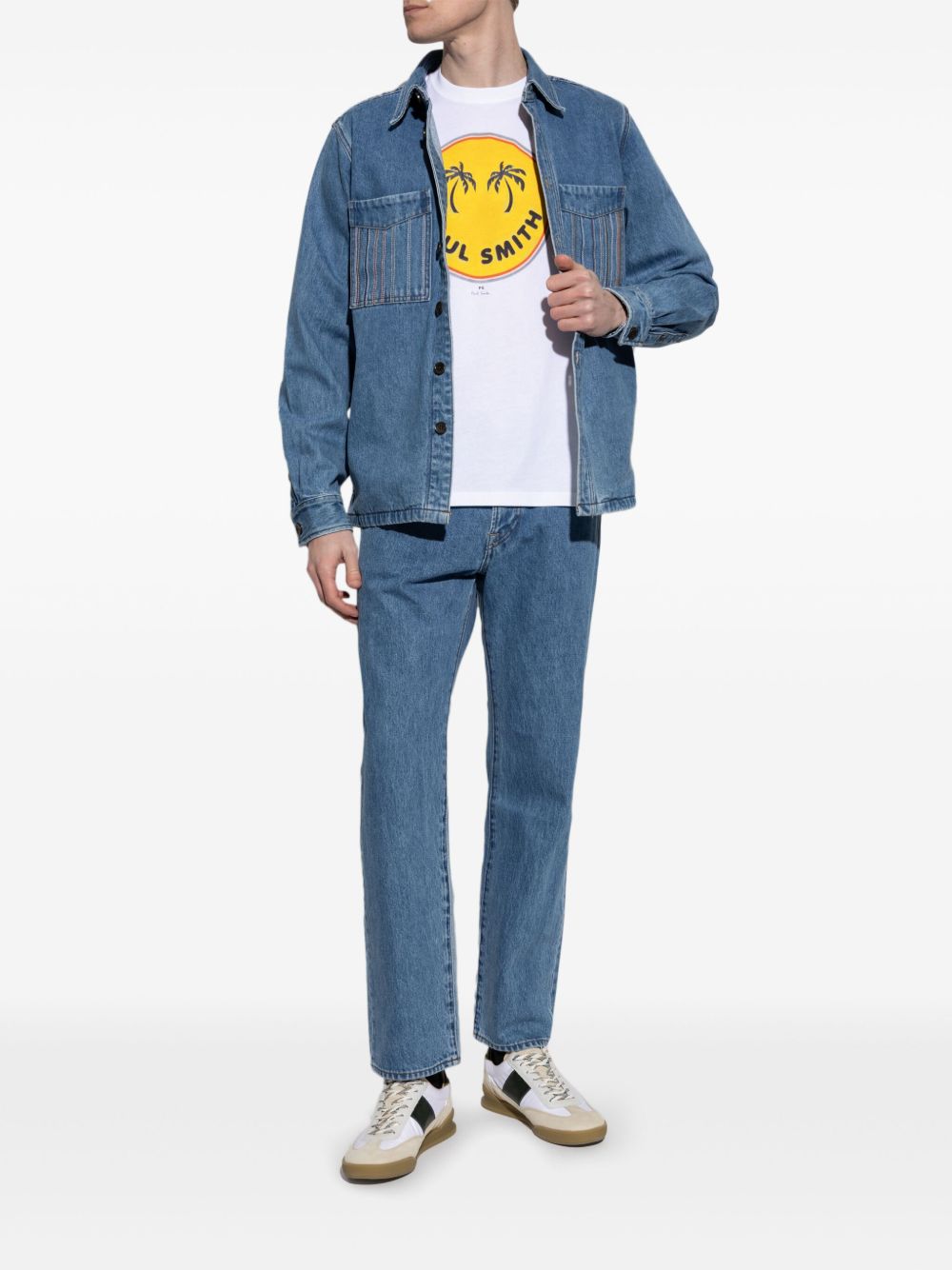Paul Smith Palm Trees Cotton T-shirt