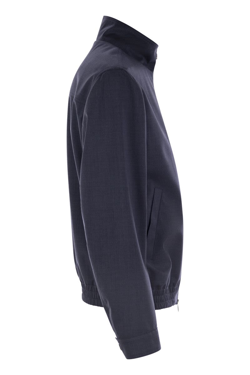 Brunello Cucinelli Cotton-blend Twill Bomber Jacket